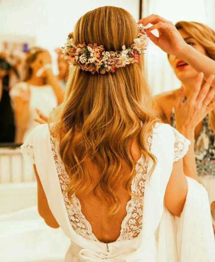 Peinados novia con flores naturales - 10