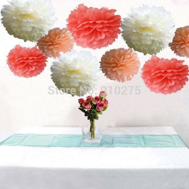 pompones coral