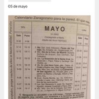 Calendario zaragozano mayo 2018 - 1