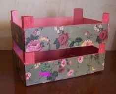 caja de fruta decorada