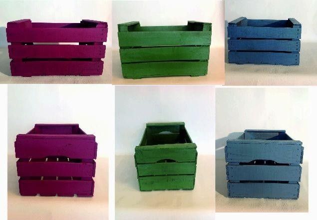 caja de fruta decorada