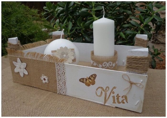 caja de fruta decorada