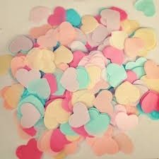 confeti troquel corazón