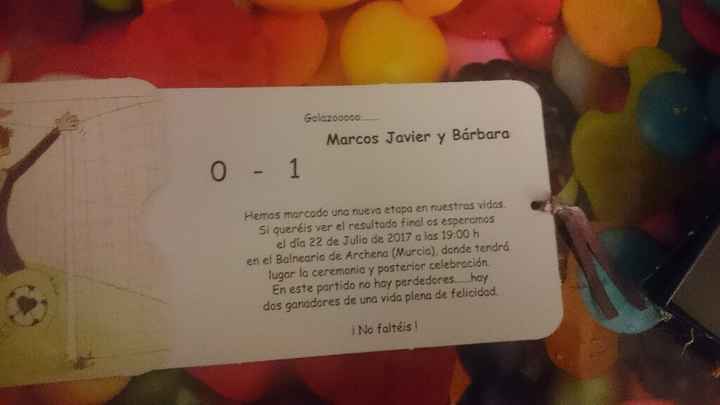 Por fin tenemos las invitaciones!! - 2