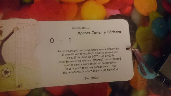 Por fin tenemos las invitaciones!! - 2