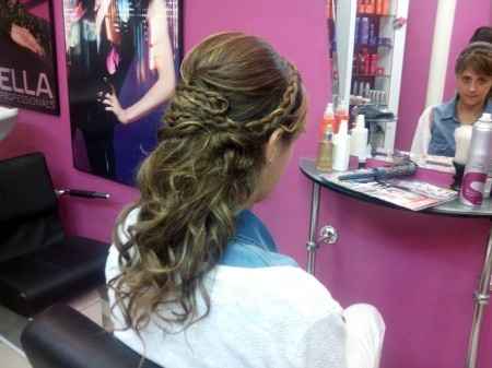 Prueba semirrecogido trenzas  - 1