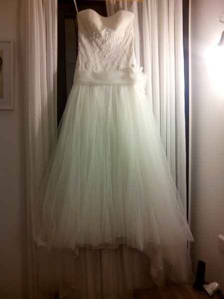 Vestido novia en lavadora - 1