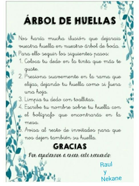 Instruciones de candy bar y arbol de huellas - 1