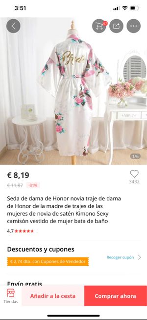 Bata kimono para el día b 1