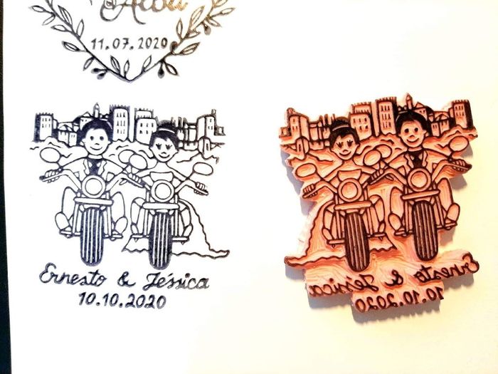 Sellos de boda personalizados 3