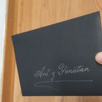 Nombre invitado bonito en sobres. - 1