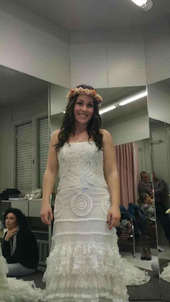 Mi primera prueba de mi vestido yolancris con los tocados!! - 1