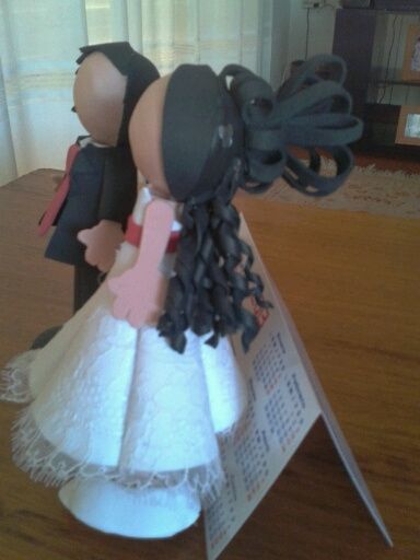 Mis Muñecos de torta aun sin rostro.