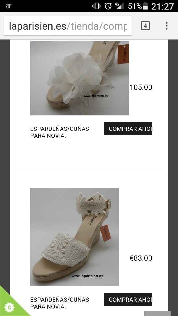 Cuñas para novias - 2