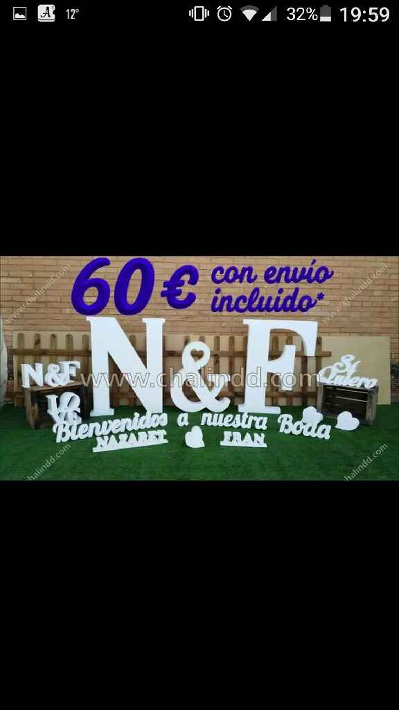 Letras con la iniciales - 1