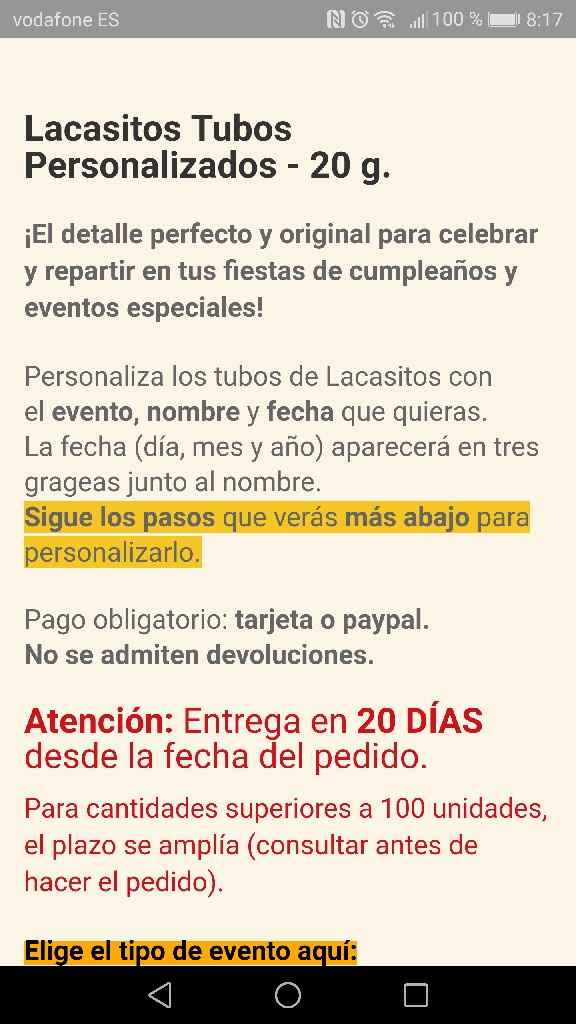  Necesito vuestra opinion!!! regalos invitados - 1