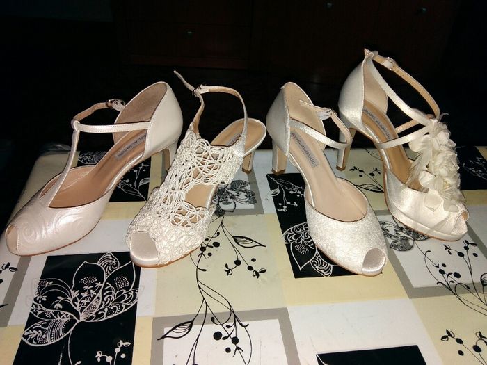 Zapatos novia de tacón bajo - 1