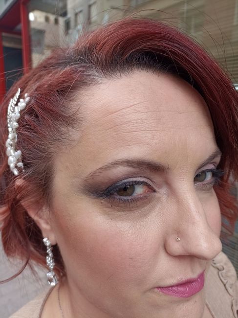 Prueba de peinado y maquillaje 5