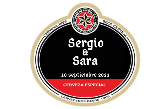 Cerveza estrella Galicia Personalizada 3
