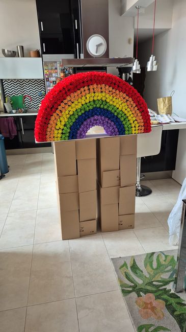 Un arcoíris de flores 1