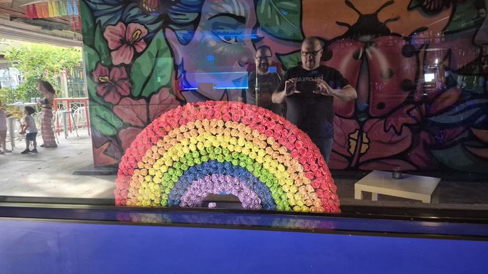El arcoíris de flores. 2