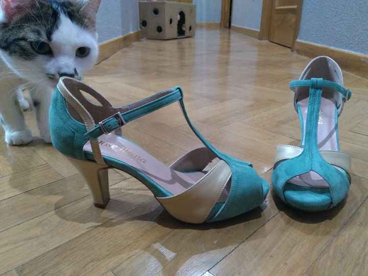 Mis zapatos verdes! Qué ilusión! :) - 1