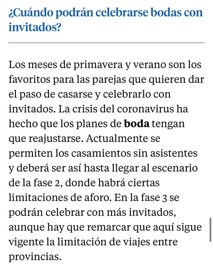 Desescalada!!! Habemus bodas 2020!!👏 - 1