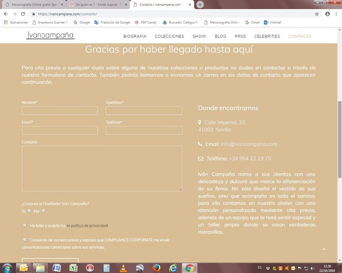 contacto Ivan campaña