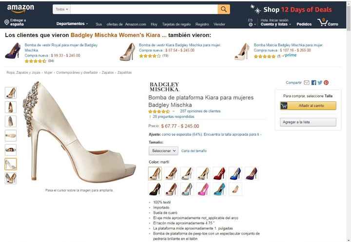 Zapatos en Amazon