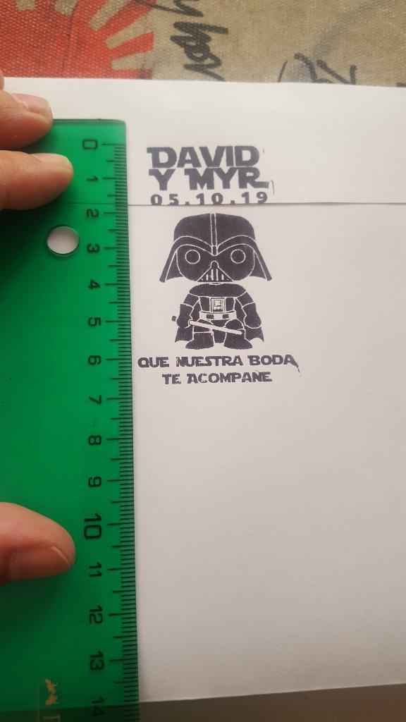 Y así queda en los sobres