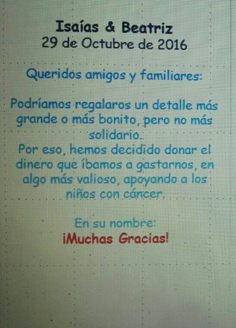 Regalo solidario ¿qué es? - 1