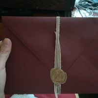 Compra de sobres para la invitación - 1