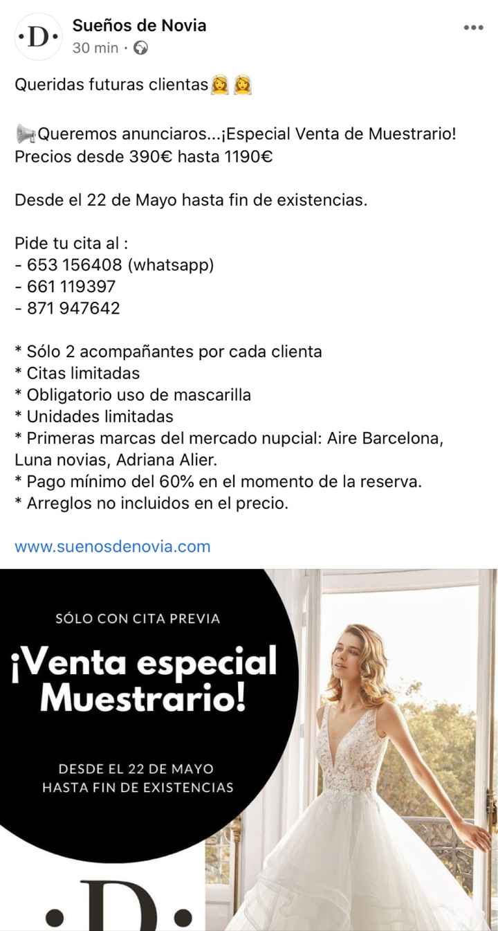 Oferta vestidos tienda Sueños De Novia (palma) - 1