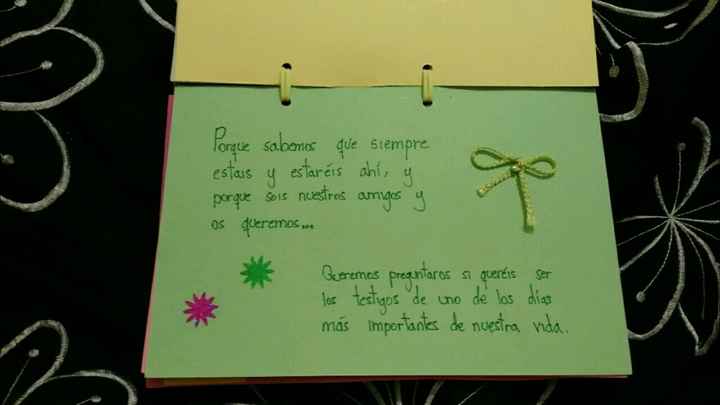 Kit para anunciar a los testigos que son los testigos de mi boda. - 4