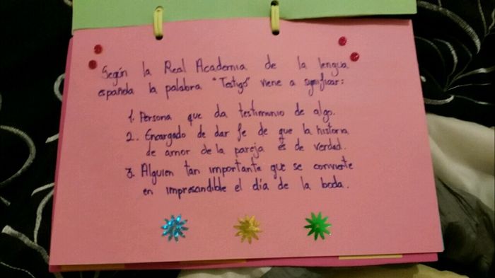 Kit para anunciar a los testigos que son los testigos de mi boda. - 1