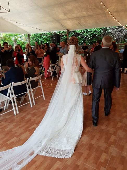 Mi entrada con mi papi que lo adoro!!!!!