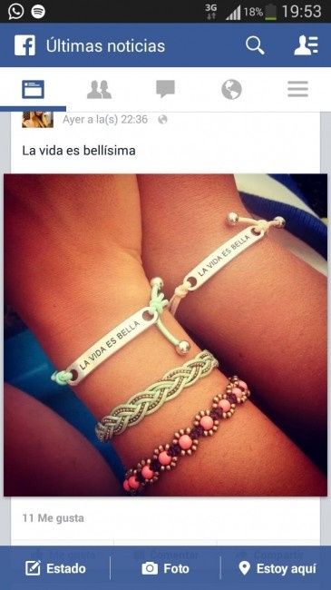 Pulseras con frases  - 2