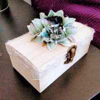 Cajita de las arras,cojín de los alfileres,ligas.... - 1