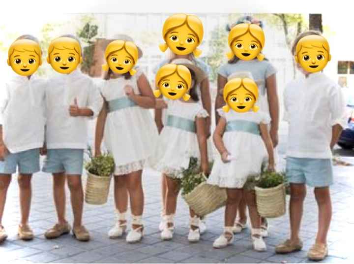 Damas de honor y niños arras - 1