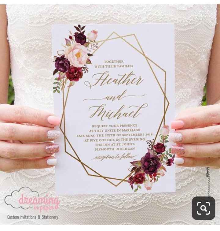 Impresión invitaciones (online o Madrid) - 1