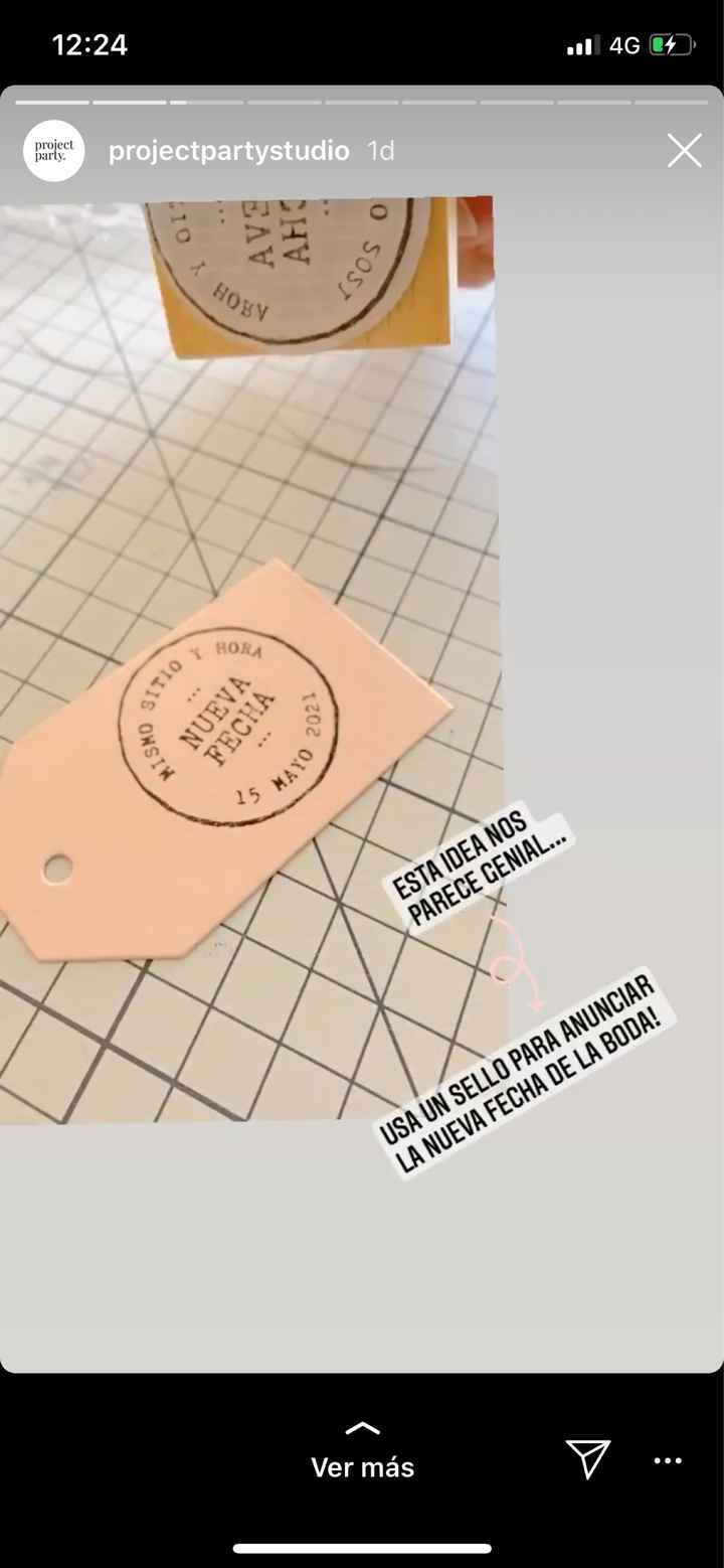 Nueva fecha sin cambiar invitaciones - 1
