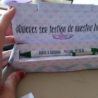 Regalo diy testigos por 4€ - 2