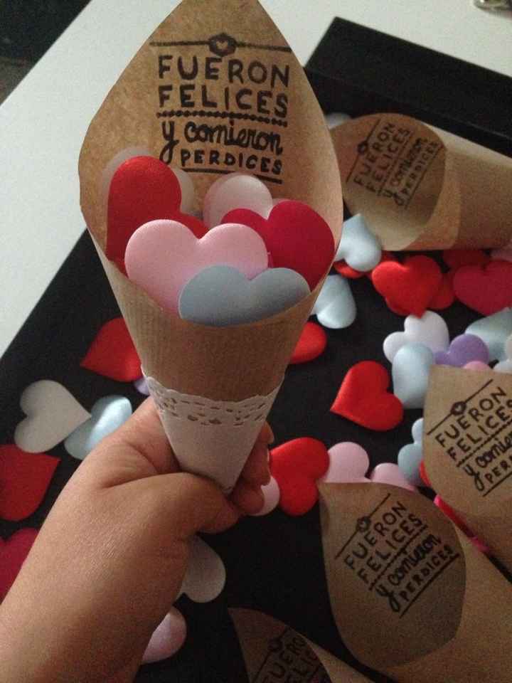 Mis cucuruchos de pétalos!! - 3