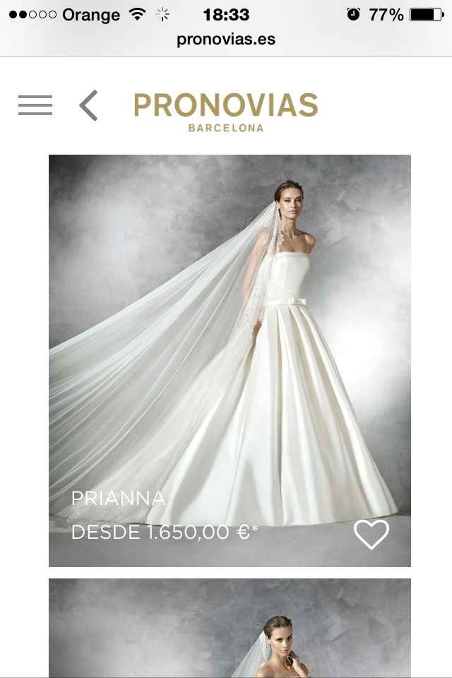 Todos los vestidos de pronovias me parecen iguales - 1