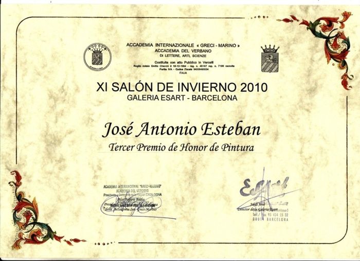 MI 3ER PREMIO INTERNACIONAL EN 2010