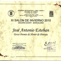 MI 3ER PREMIO INTERNACIONAL EN 2010