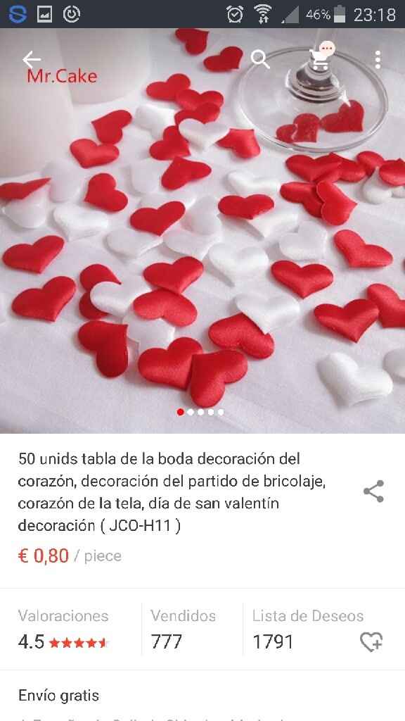 Mezclar arroz blanco con confeti - 1