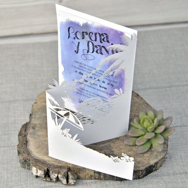 Invitaciones con relieve