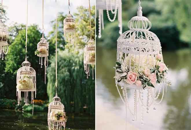 Otra opción es con collares de plástico transparente o flores