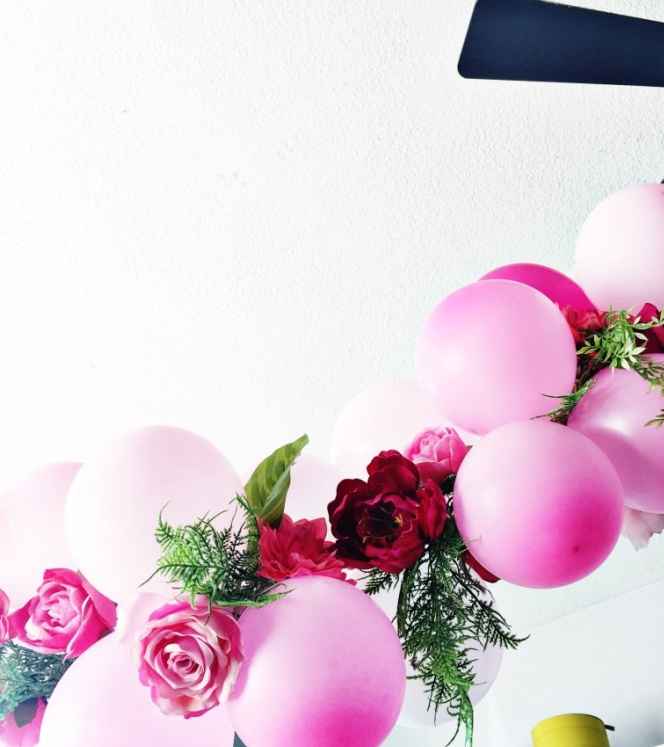 Flores y globos